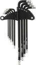 ARES 70257 - Extra Long Ball End Torx L-Key Set - 9-Piece