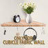 KjsEphitelian hook3pcs 16.5in Cubicle corner shelf with wood triangle cubicile hanging shelves organization accessories