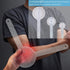 Goniometer Set, 3 Pieces of 6/8/12 Inch Occupational Physical Therapy Protractor Tool Measurement Kit