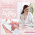 Sherr 7 Pcs Fancy Pens for Women, Cute Sparkly Glitter Pens with 10 Pcs Black Ink Refills, Pretty Gifts for Girls