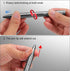 Spinning Ballpoint Pen for Stress Relief, Retractable Aluminum Metal Pen with Spinner, Fun Desk Toy for Work & Office