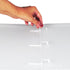 UniKeep 3 Ring View Binder, Fully Enclosed Case in Clear, White, or Black, Various Spine Widths (Pack of 3, 0.5 Inch)