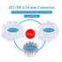 JST XH 2.54 mm Pitch 3-Pin Connector Kit, 50 Sets/250 Pieces Male Plugs, Female Sockets, T-Shaped Crimp Terminal