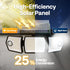 2500LM 2 Pack VIVOHOME Linkable Solar Lights Outdoor Waterproof, Dual Roating Motion Sensor Flood Lights, Solar Powered