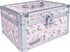 Vaultz Portable Safe Box, 10 x 10 x 6.5 Inch Large Storage Box with Lock, Mesh Pocket & Compartments