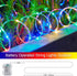 SFNDOU 1 Pack 33ft 100LED 8 Battery Powered String Lights Waterproof with Remote Timer Modes Battery Operated Outdoor