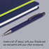 IF Bookaroo Pen, soft touch, colour coated pen with black ink - NAVY by IF