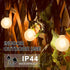 SUNSGNE 25 Pack G40 LED Replacement Light Bulbs - E12 Shatterproof Globe Frosted Bulbs for Indoor Outdoor