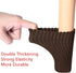 24 Set, PCs Furniture Leg Socks - Coffee Knitted Furniture Socks, Double Thickness Chair Leg Floor Protectors, High