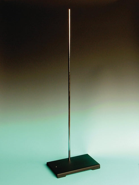 United Scientific Two Hole Support Stand with Rod, 9" Base Length x 6" Base Width
