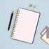 Blue Sky Professional Hardcover Executive Notebook, 160 Ruled Pages, Twin-Wire Binding, 5.75” x 8.5", Gray