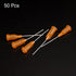 uxcell 50 Pcs 27G Plastic Dispensing Needles, 1" PP Glue Needle Tube with Blunt Luer Lock Tips