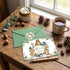 Yuzioey 4x6 (50PCS) Woodland Thank You Cards, Forest Animals Thank You Notes with Matching Envelopes & Stickers