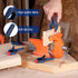 WORKPRO Spring Clamp Set, 16-Piece Nylon Spring Clamp with Adjustable Jaw Pads for DIY Projects