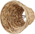 Aspen Creative 51004 3" 6" 4-3/4" Empire Clip On Chandelier Water Hyacinth Lamp Shade, Top x Bottom x Slant Height