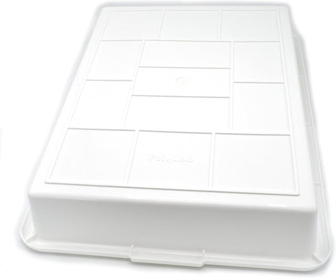 EISCO Laboratory Tray - 17.5 x 13.5 x 3 Inches, Polypropylene Plastic