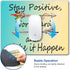 Inspirational Motivational Mouse Pad - Stay Positive Work Hard, Non-Slip Rubber Base, Waterproof