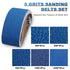 3x21 Belt Sander Sanding Belts Kit, 20 Pcs (4 Each of 40, 60, 80, 120, 240 Grits)