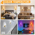 Set 2,Rechargeable 12 5200mAh Dimmable LUTEC Battery Operated Wall Sconce of Wall Sconce, Colors Wireless Wall Sconces