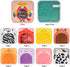 Qustikuri Cute Animal Touch Book Textured Sensory Toys for Autistic Children Disorder Fun Toys Autism Sensory Mats