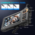 EASTBEAR 1080P 4.3" 16.5FT 8 IP67 Single-Lens Endoscope Camera with Light, Borescope Inspection Camera, IPS Screen