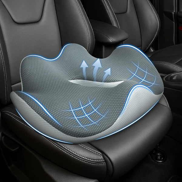 X-Large Car Seat Cushions for Driving ,Comfort Memory Foam Car Cushions for