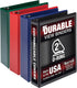 Samsill Durable 2 Inch Binder, Made in the USA, D Ring Customizable Clear View Binder, 4 Pack, Holds 475 Pages
