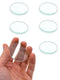 EISCO 6pc Optical Lens Set, 2" (50mm) Diameter - 3 Double Convex