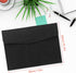 Toplive Document File Folder - Waterproof Thin PU Leather A4 Envelope Folder with Magnetic Closure, Black