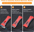 2 Razor Blade Scraper with Pcs Plastic Scraper, Scraper Tool for Cooktop, Oven, Stove, Labels Decal, Plastic Blades
