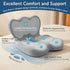 Tailbone Exclusivo Mezcla Memory Foam Seat Cushion, Ergonomic Pain Relief Cushions, Non-Slip Seat Pad for Office Chair