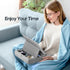 KDD Multi-Angle Book Stand with Storage, Foldable Tablet Holder for Lap, Desk, Bed, Couch, Organizer Tray (4.7"-15")