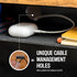 Under Desk Storage Shelf, Carbon Steel Under Tray, Small Shelf for Desk, Under Table Storage, Gaming Desk Accessories