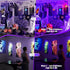 1Pack T-SUN Rechargeable Black Lights, Battery Powered Blacklights for Glow Party Fishing Cordless Black Light