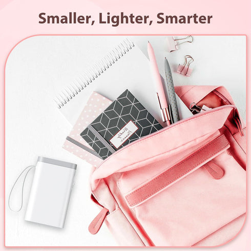 P21 Label Maker Machine with Tape, Bluetooth Label Printer Thermal Mini Label Makers with Built-in Cutter for School,