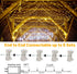 Wotilzeen 200LED 60FT 8 Warm White LED Christmas Tree String Lights Outdoor Waterproof Twinkle Lights for Bedroom