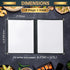 25 Pack 8.5 11 Inch (2 4 x Menu Covers, Various Style Menu Sleeves Clear View Menu Holder for Kitchen, Restaurant