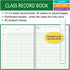 Class Record Book for 12 Weeks - 40 Names (R1200)
