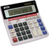 Better Office Products Extra Large Electronic Desktop Calculator, 12-Digit LCD Display, Light Gray, Dual Power with AA