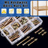 Glarks 138Pcs M6 M6x25/35/45/55/65/75/85MM Baby Bed Crib Screws Hardware Replacement Kit, Hex Socket Cap Screws