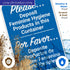 12x18 Inches, 3M .063 Please Deposit Feminine Hygiene Products in This Container Bilingual Sign, EGP Reflective