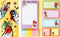 B1ykin Sticky Notes Set, Cartoon Theme Cute Self-Stick Notes Pad Gift, Memo Pages for Kids and Office
