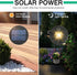 2 Pack 4'' Solar Lights,Top Panel Lights W for Solar Floor Lamps Replacement