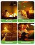 Sleep Light Bulb, 100 Watt Equivalent, 13W Blue Light Blocking, 1800K Amber Color, 2 Pack