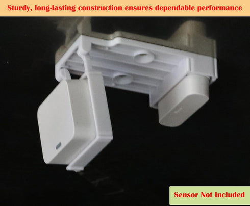 Crvicv Setup, (2 Pack) Garage Door Bracket Compatible with SimpliSafe Entry Sensor, Easy Durable Build, Pre-Installed