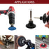 2 Inch 80 Combination,1/4 Inch Sanding Disc, Pcs Quick Change Disc Shank Pad Holder Fits Various Grinder.Widely Used