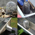 DEAYOU 12 Pack Gutter Guard Strainer, Rustproof Downspout Rain Protector for Leaf Debris Blockage