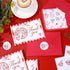 50Pcs 4 6 Inch Whaline That's Amore Thank You Cards Blank Note Cards with Envelopes Stickers Red Pizza Ciao Bambino