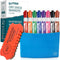 EXTRIC Dry erase Markers Chisel Tip, 8 Whiteboard markers, Magnetic Marker Holder