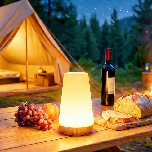 Dimmable Kids Touch Night Light: LED Bedside Lamp Eye-Caring Soft Warm USB Rechargeable Portable for Home Bedroom